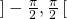 \tiny ]\right -\frac{\pi }{2},\frac{\pi }{2} \left[